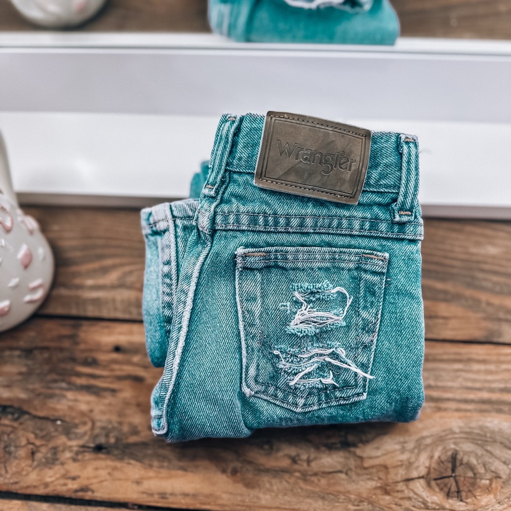 Western wrangler kids vintage jeans
